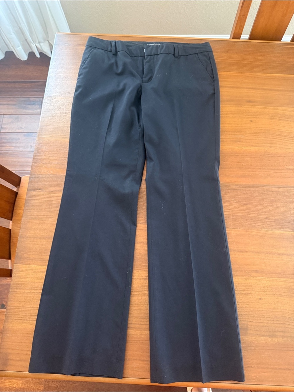 Banana Republic Black womens Dress Pants - Tailored Straight